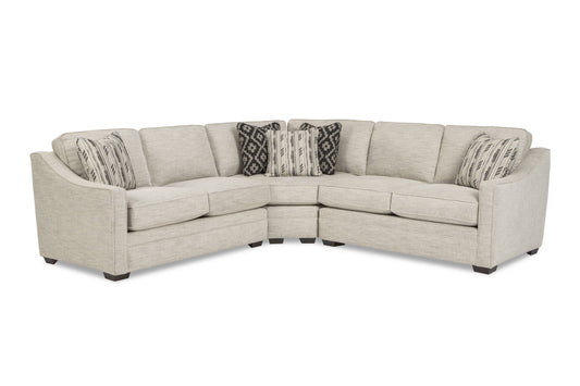 Craftmaster Furniture - 3 Piece Sectional in Chaplin 10 view 1