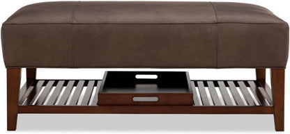 Craftmaster Furniture - Cocktail Ottoman  in Marsala 07 - L068500-Marsala-07 view 4