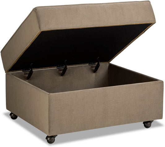Craftmaster Furniture - Hinge Top Storage Ottoman in Aberdeen 09 - F900101S-Aberdeen-09 view 2