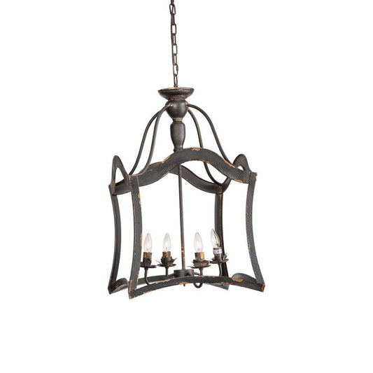 Crestview Collection - 31.5inH Metal Chandelier - CVPDA007 _CLOSEOUT veiw 1