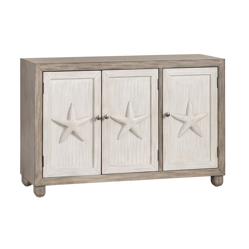 Crestview Collection - 47.5 in. Brown Wooden 3 Door Media Credenza / Sideboard - CVFVR8507 view 1