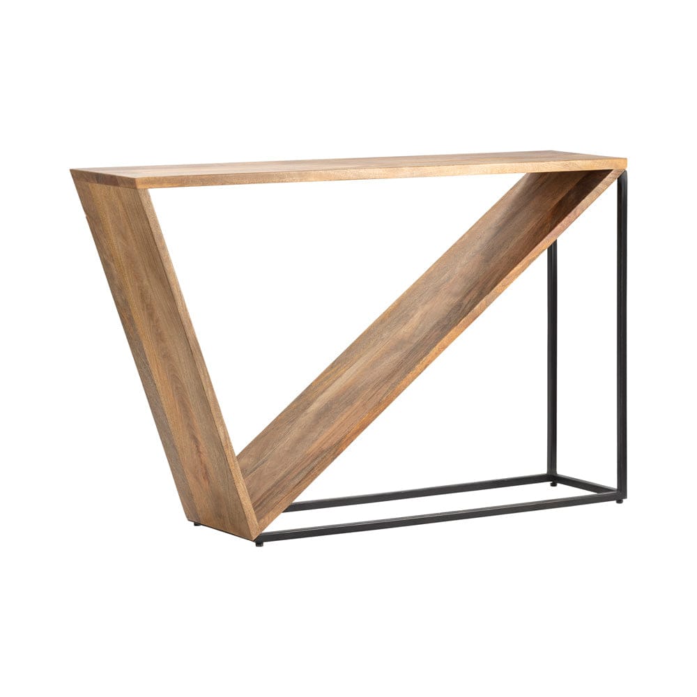 Crestview Collection - 52 in. Brown Solid Wood Accent Console Sofa Table - CVFNR5103 view 1