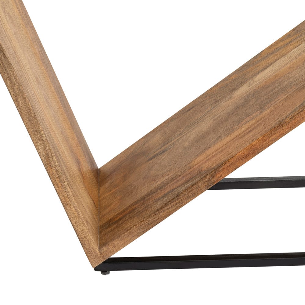Crestview Collection - 52 in. Brown Solid Wood Accent Console Sofa Table - CVFNR5103 view 3