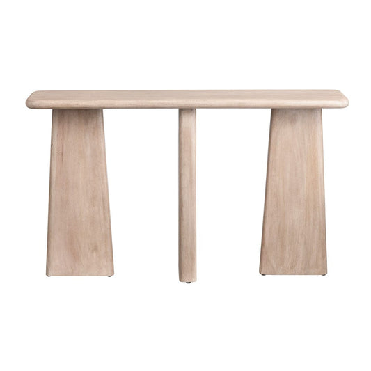 Crestview Collection - 52 in. Tan Solid Wood Accent Console Sofa Table - CVFNR4606 view 2