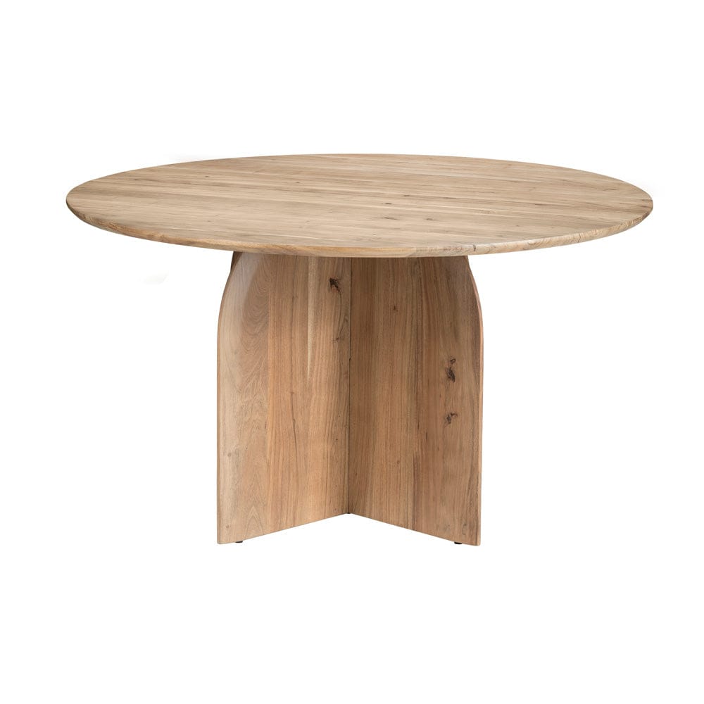 Crestview Collection - 60 in. Brown Solid Wood Round Dining Table - CVFNRD112 view 1