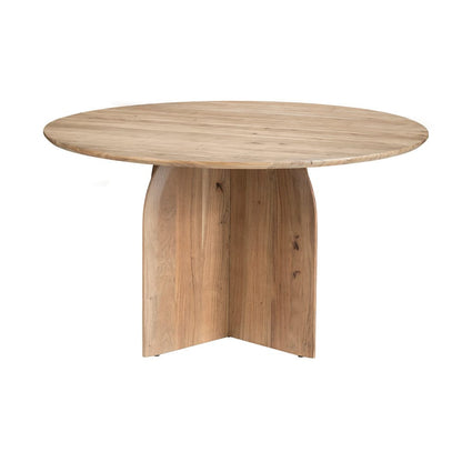 Crestview Collection - 60 in. Brown Solid Wood Round Dining Table - CVFNRD112 view 1