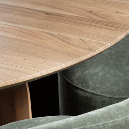 Crestview Collection - 60 in. Brown Solid Wood Round Dining Table - CVFNRD112 view 4