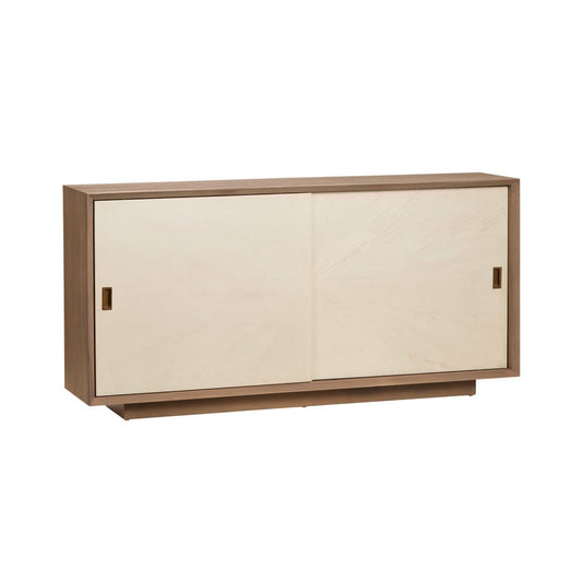 Crestview Collection - 64.5 in. Brown Solid Wood 2 Door Media Credenza / Sideboard - CVFDR1049 view 1