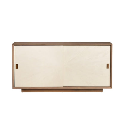 Crestview Collection - 64.5 in. Brown Solid Wood 2 Door Media Credenza / Sideboard - CVFDR1049 view 2