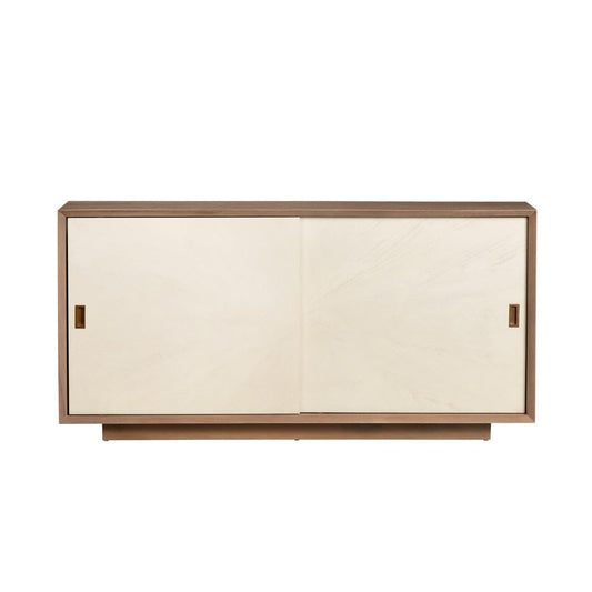 Crestview Collection - 64.5 in. Brown Solid Wood 2 Door Media Credenza / Sideboard - CVFDR1049 view 2