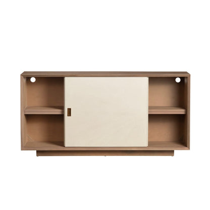 Crestview Collection - 64.5 in. Brown Solid Wood 2 Door Media Credenza / Sideboard - CVFDR1049 view 3