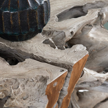 Crestview Collection - 64 in. Gray Solid Wood Accent Console Sofa Table - CVFDR1019 view 5