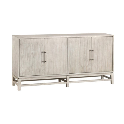 Crestview Collection - 68 in. Cream Solid Wood 4 Door Media Credenza / Sideboard - CVFVR8427 view 1