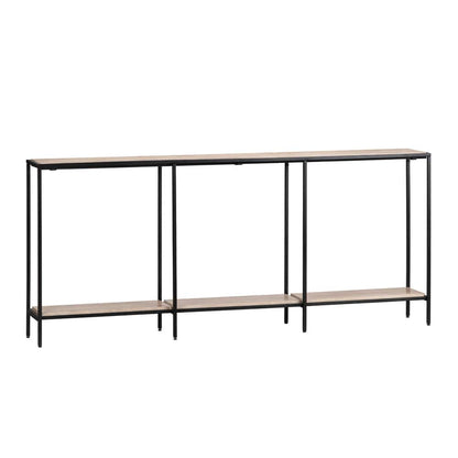 Crestview Collection - 70 in. Brown Travertine Accent Console Sofa Table - CVFNR4595 view 1
