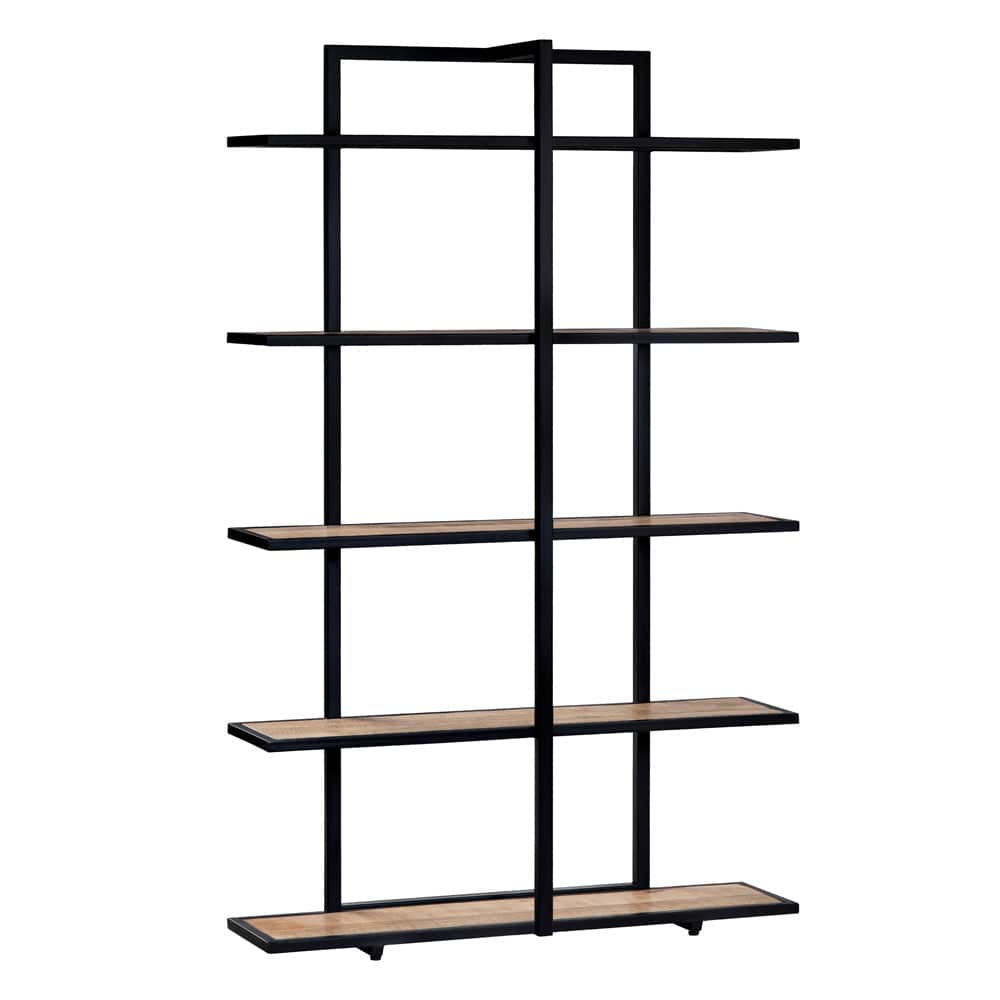 Crestview Collection - 76.5 in. Brown Solid Wood 5 Shelf Etagere - CVFNR4578 view 1