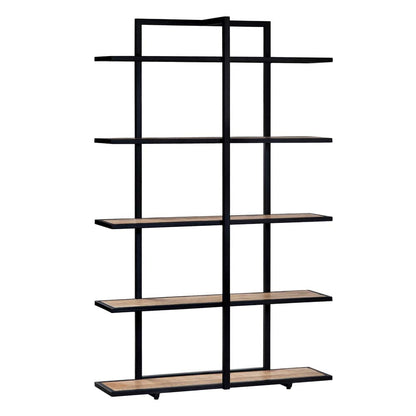 Crestview Collection - 76.5 in. Brown Solid Wood 5 Shelf Etagere - CVFNR4578 view 1