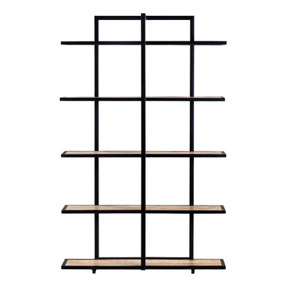 Crestview Collection - 76.5 in. Brown Solid Wood 5 Shelf Etagere - CVFNR4578 view 2