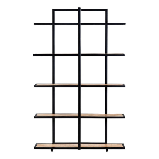 Crestview Collection - 76.5 in. Brown Solid Wood 5 Shelf Etagere - CVFNR4578 view 2
