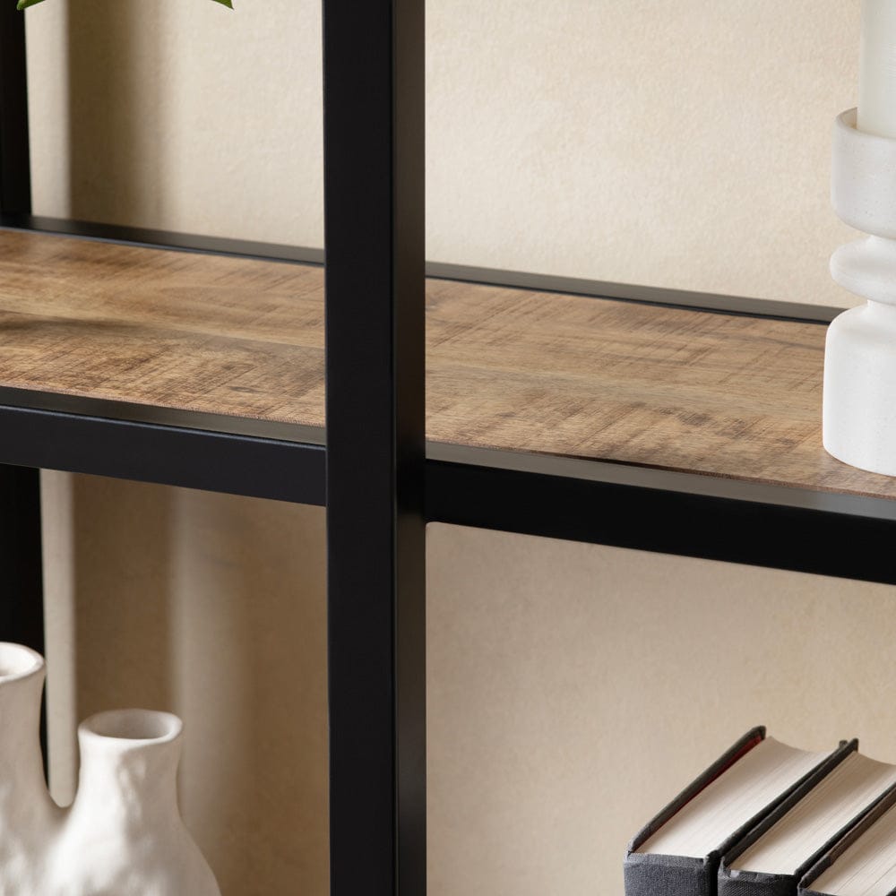 Crestview Collection - 76.5 in. Brown Solid Wood 5 Shelf Etagere - CVFNR4578 view 4