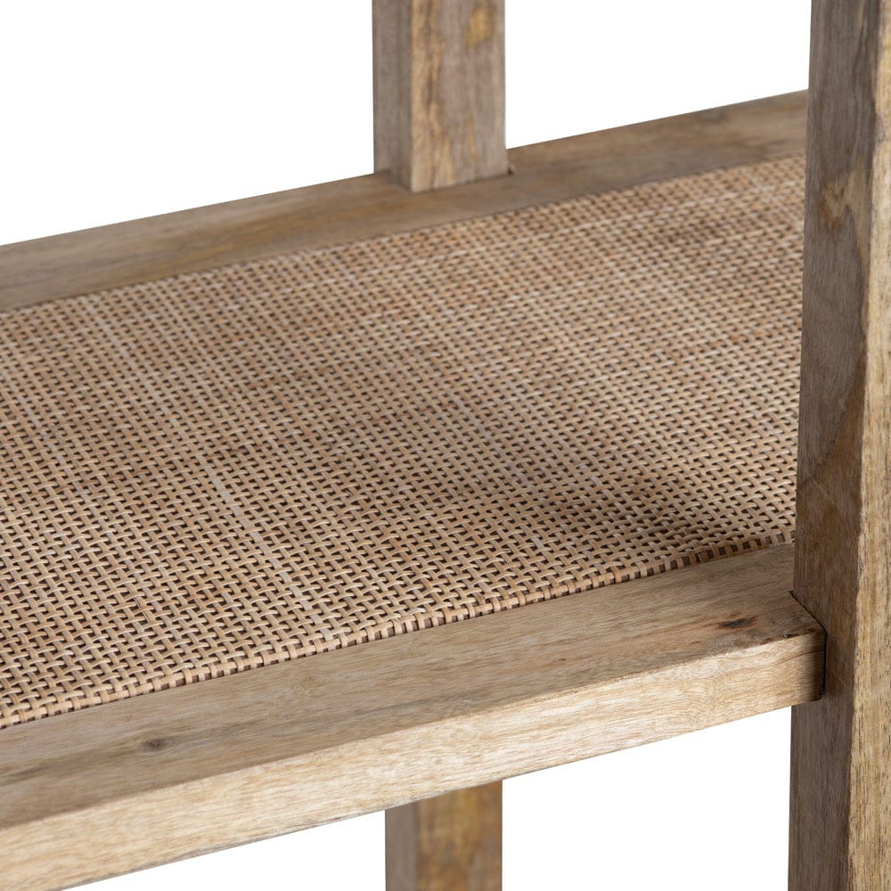 Crestview Collection - 78.25 in. Tan Solid Wood 5 Shelf Etagere - CVFNR4526 view 3
