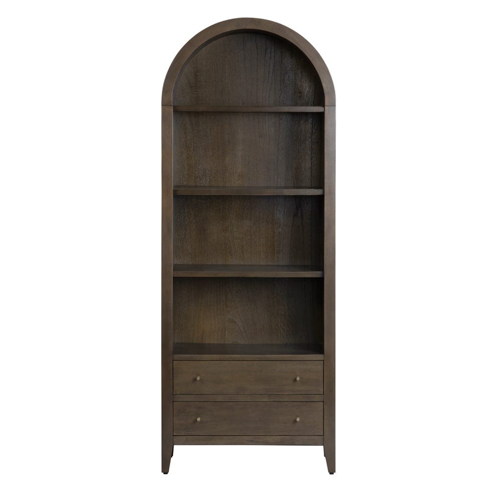 Crestview Collection - 78 in. Brown Solid Wood 3 Shelf Etagere - CVFDR1319 view 2
