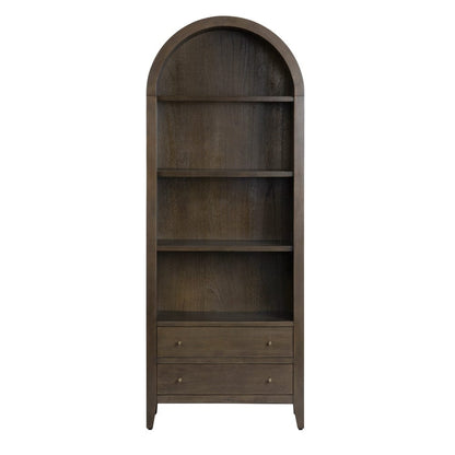 Crestview Collection - 78 in. Brown Solid Wood 3 Shelf Etagere - CVFDR1319 view 2