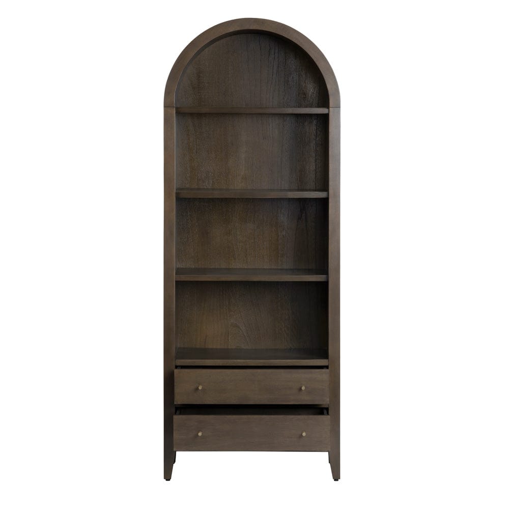 Crestview Collection - 78 in. Brown Solid Wood 3 Shelf Etagere - CVFDR1319 view 3