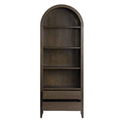 Crestview Collection - 78 in. Brown Solid Wood 3 Shelf Etagere - CVFDR1319 view 3