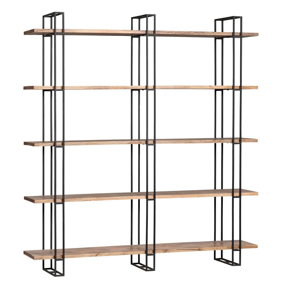 Crestview Collection - 78 in. Brown Solid Wood 5 Shelf Etagere - CVFNR919 view 1