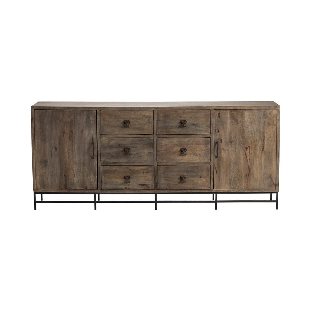 Crestview Collection Devonshire Media Credenza Sideboard