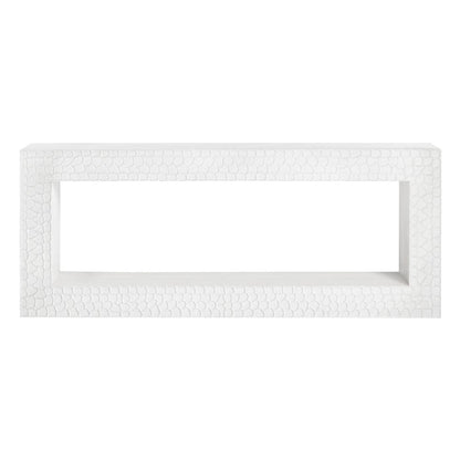 Crestview Collection - 80 in. White Solid Wood Accent Console Sofa Table - CVFNR4255 view 2