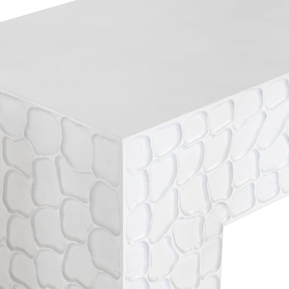 Crestview Collection - 80 in. White Solid Wood Accent Console Sofa Table - CVFNR4255 view 3