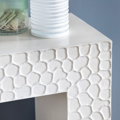 Crestview Collection - 80 in. White Solid Wood Accent Console Sofa Table - CVFNR4255 view 4