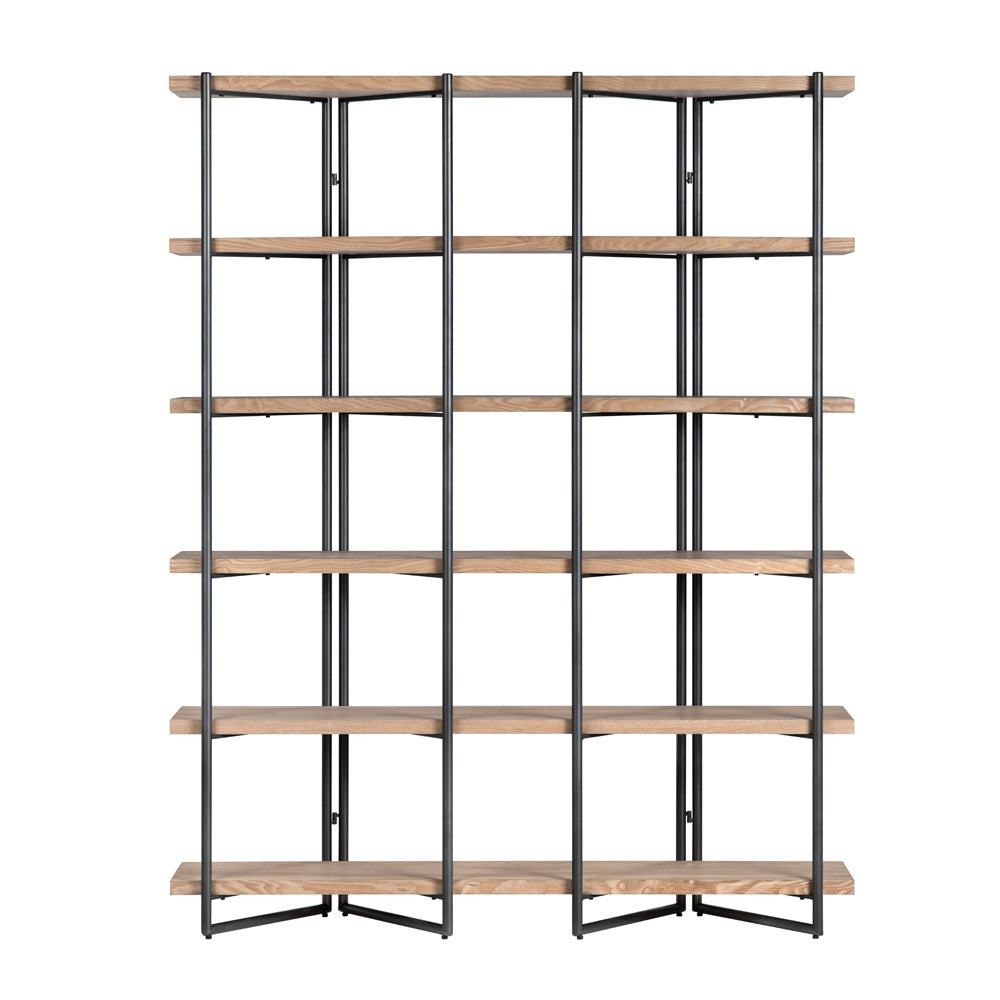 Crestview Collection - 81 in. Brown Wooden 5 Shelf Etagere - CVFZR6208 view 2