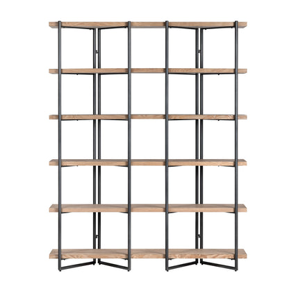 Crestview Collection - 81 in. Brown Wooden 5 Shelf Etagere - CVFZR6208 view 2