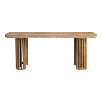 Crestview Collection - 86 in. Brown Solid Wood Oval Dining Table - CVFNRD111 view 2