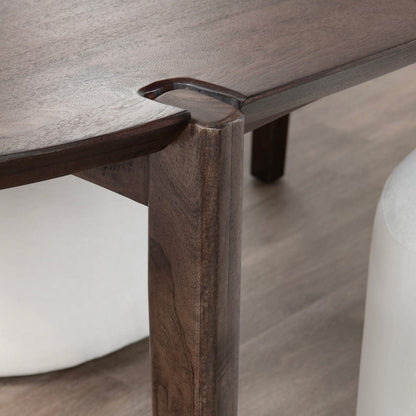 Crestview Collection - 86 in. Brown Solid Wood Oval Dining Table - CVFNRD114 view 3