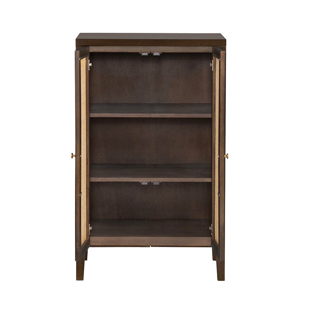 Crestview Collection - Acadian Brown Solid Wood 2 Door Accent Cabinet - CVFDR1318 view 3