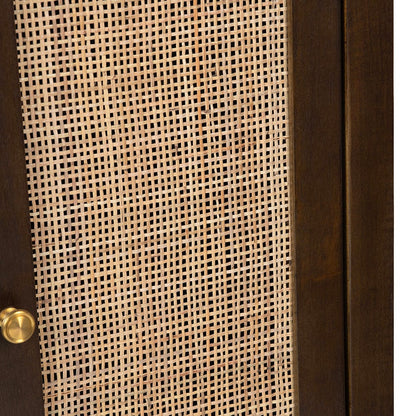 Crestview Collection - Acadian Brown Solid Wood 2 Door Accent Cabinet - CVFDR1318 view 4