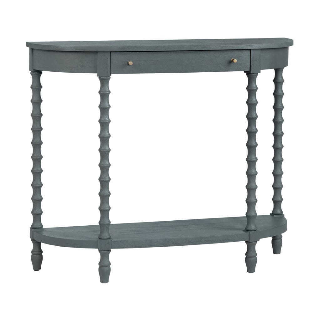 Crestview Collection - Alden 40 in. Gray Solid Wood 1 Drawer Accent Console Sofa Table - CVFDR1343 view 1