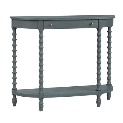 Crestview Collection - Alden 40 in. Gray Solid Wood 1 Drawer Accent Console Sofa Table - CVFDR1343 view 1