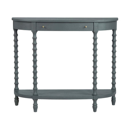 Crestview Collection - Alden 40 in. Gray Solid Wood 1 Drawer Accent Console Sofa Table - CVFDR1343 view 2