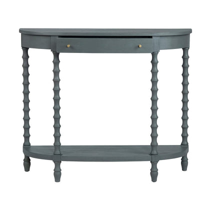 Crestview Collection - Alden 40 in. Gray Solid Wood 1 Drawer Accent Console Sofa Table - CVFDR1343 view 3