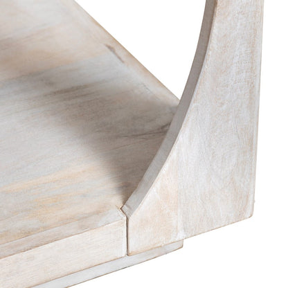 Crestview Collection - Apollo Square Tan Solid Wood Accent End Table - CVFNR4215 view 3