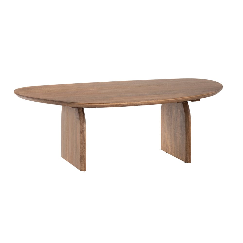 Crestview Collection - Ashland Brown Solid Wood Oval Coffee Table / Cocktail Table - CVFNR4624 view 1