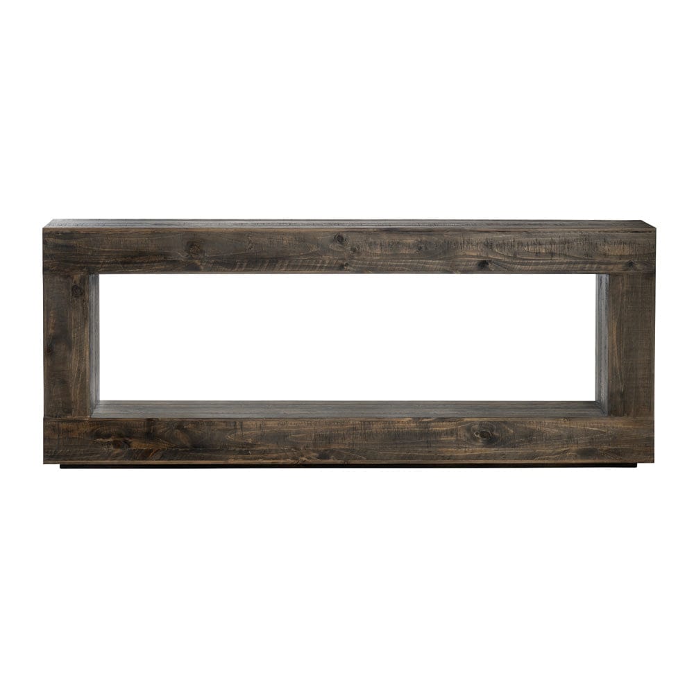 Crestview Collection - Aspen 80 in. Brown Solid Wood Accent Console Sofa Table - CVFVR8407 view 2
