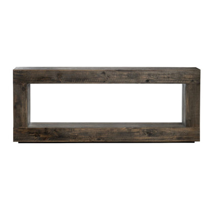 Crestview Collection - Aspen 80 in. Brown Solid Wood Accent Console Sofa Table - CVFVR8407 view 2
