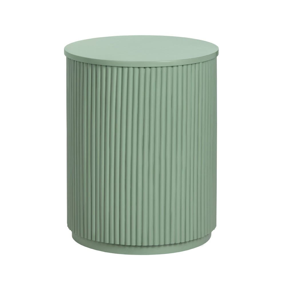 Crestview Collection - Astoria Green Round Green Solid Wood Accent End Table - CVFDR1309 view 1