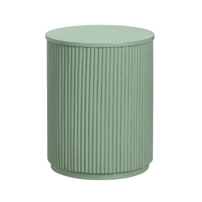 Crestview Collection - Astoria Green Round Green Solid Wood Accent End Table - CVFDR1309 view 1