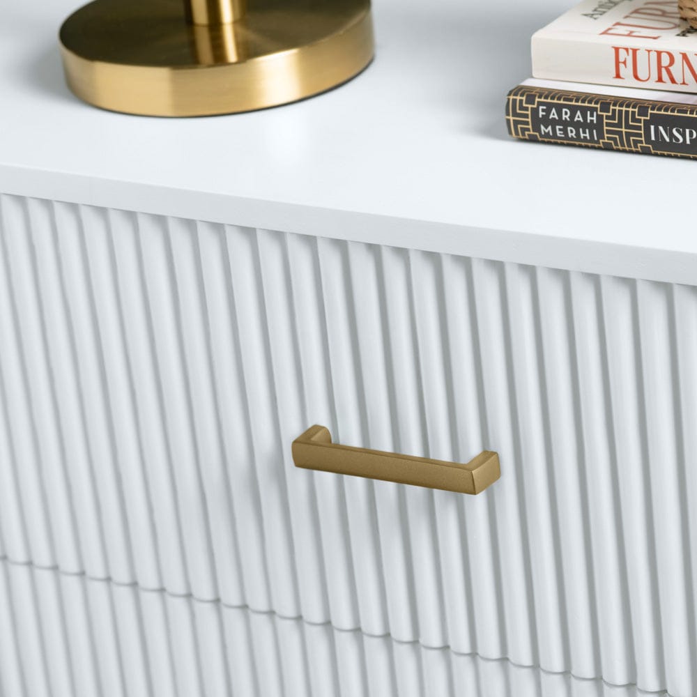 Crestview Collection - Astoria White White Solid Wood 3 Drawer Accent Chest - CVFDR1302 view 5